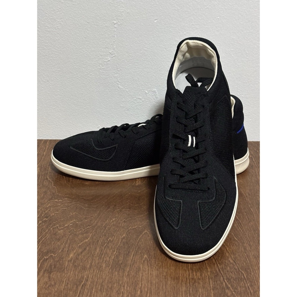 Rothy's Men's RS01 Size 12 Black Knit Sneakers New Without Box